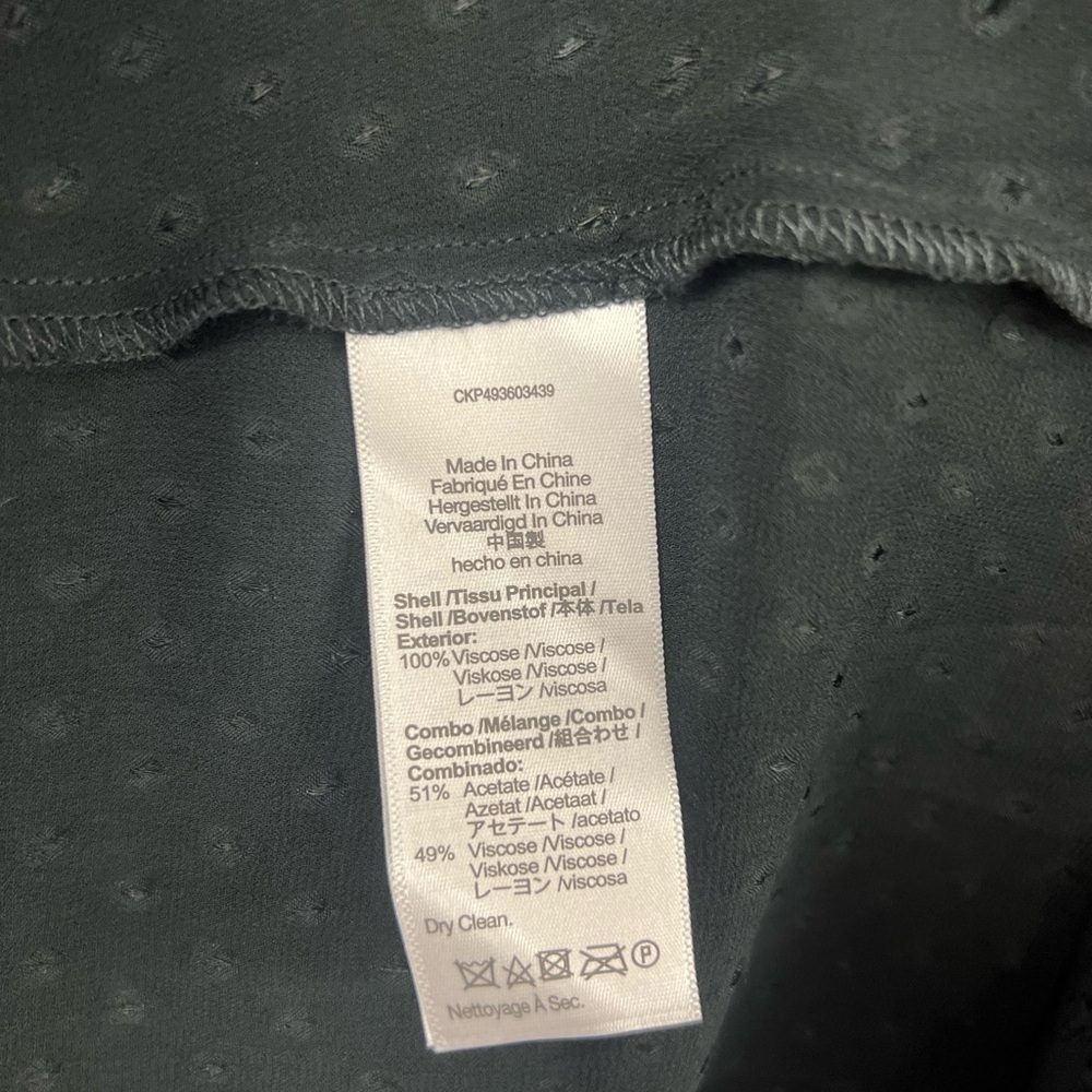 Madewell Tie-Waist Midi Dress in Clip Dot True Black Size Small - Picture 8 of 9